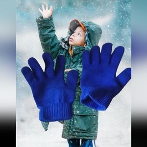 Child's Royal Blue Gloves- Ages: 4-6